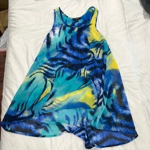 Multicolor Sheer Dress / Coverup